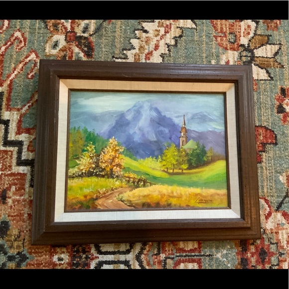 ✨SOLD✨Vintage Original Signed Oil Landscape Painting - Picture 2 of 7